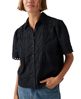 Levi's Premium Women's Rayne Cotton Button-Front Camp Shirt