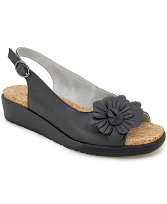 Jbu Women's Rosetta Wedge Sandal