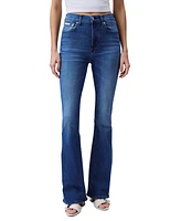 Calvin Klein Jeans Women's High-Rise Flare Stretch