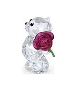 Swarovski Kris Bear A Rose with Love Figurine