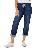 Liverpool Los Angeles Women's Rascal Drawstring Rolled Cuff Jeans
