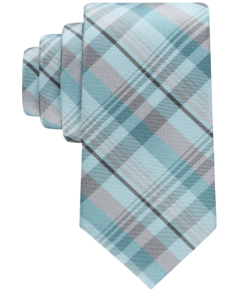 Calvin Klein Men's Bunker Plaid Tie
