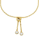 Michael Kors Brilliance Double-Row Cubic Zirconia Slider Bracelet