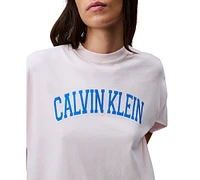 Calvin Klein Jeans Women's Boxy Varsity Logo T-Shirt