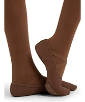Capezio Girls Hanami Canvas Narrow Ballet Shoe