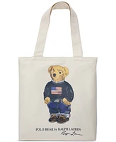 Polo Ralph Lauren Kids Polo Bear Canvas Tote Bag