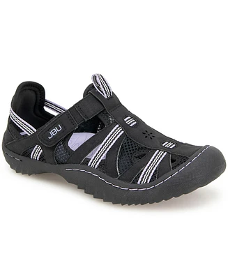 Jbu Women's Regional Water-Ready Strappy Sandal Flats