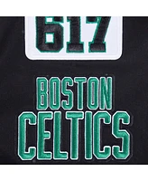 Pro Standard Men's Black Boston Celtics Area Code Twill Full-Zip Jacket