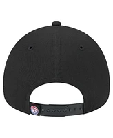 New Era Men's Black Texas Rangers 9FORTY A-Frame Adjustable Hat