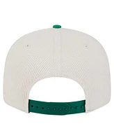 New Era Men's Cream Boston Celtics Two-Tone 9FIFTY Snapback Hat