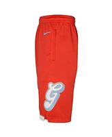 Nike Big Boys and Girls Red Memphis Grizzlies 2024/25 City Edition Swingman Performance Shorts