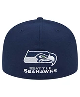 New Era Men's College Navy Seattle Seahawks Ransom 59FIFTY Fitted Hat