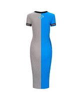 Staud Women's Blue/Silver Detroit Lions Colleen Dress