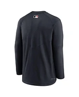 Men's Nike Navy Detroit Tigers Authentic Collection Logo Performance Long Sleeve T-shirt