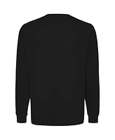 Sportiqe Men's and Women's Black Boston Celtics Wales Heavyweight Pocket Long Sleeve T-Shirt