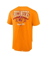 Fanatics Men's Orange Tampa Bay Buccaneers Big Tall Throwback Logo T-Shirt