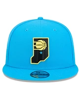 New Era Men's Blue Indiana Pacers 2024/25 City Edition Alternate 9FIFTY Snapback Hat