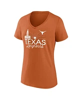 Fanatics Women's Burnt Orange Texas Longhorns Fundamentals Region Draw T-Shirt