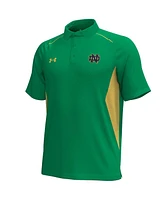 Under Armour Men's Kelly Green Notre Dame Fighting Irish Title Performance Polo