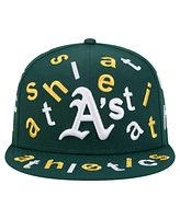 New Era Men's Green Oakland Athletics Team Confetti 59FIFTY Fitted Hat