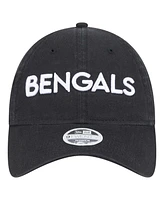 New Era Women's Black Cincinnati Bengals Cece 9TWENTY Adjustable Hat