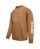 Pro Standard Men's Brown Boston Bruins Paint the City Pullover Sweatshirt