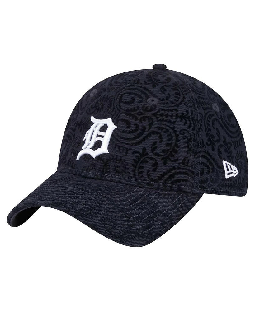 New Era Women's Navy Detroit Tigers Flair 9TWENTY Adjustable Hat