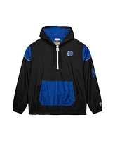 Mitchell & Ness Men's and Women's Black Orlando Magic Hardwood Classics Team Og 3.0 Anorak Half-Zip Windbreaker Jacket