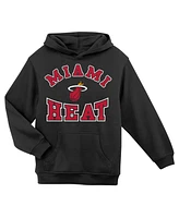 Outerstuff Preschool Black Miami Heat Home Town Pullover Fleece Hoodie