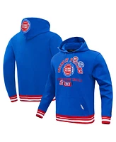 Pro Standard Men's Blue Detroit Pistons Area Code Pullover Hoodie