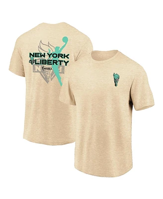 Fanatics Men's and Women's Natural New York Liberty Wnba Team Elite T-Shirt