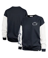 '47 Brand Women's Navy Penn State Nittany Lions Double Header Rise Andie Pullover Sweatshirt