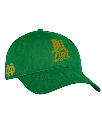 Under Armour Men's Kelly Green Notre Dame Fighting Irish Washed Performance Cotton Adjustable Hat