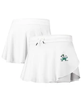 Under Armour Women's White Notre Dame Fighting Irish Gameday Split Soft Skirt