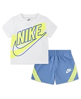 Nike Baby Boys 2-Pc. Logo T-Shirt & Shorts Set