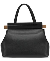 Karl Lagerfeld Paris Jacqueline Medium Leather Satchel