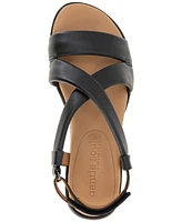 Gentle Souls Women's Heather Crisscross Flat Sandals