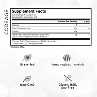 Bovine Colostrum Powder Supplement 4-Month Supply, 1000mg per Serving, Grass-Fed Ethically Sourced, Immunoglobulin-Rich Prized First Milk, Cold-Chain