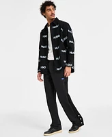 Hugo by Boss Men's Oversized-Fit Logo Shirt Jacket