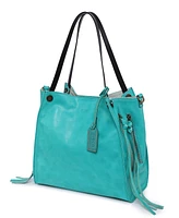 Old Trend Women's Genuine Leather Daisy Tote Bag