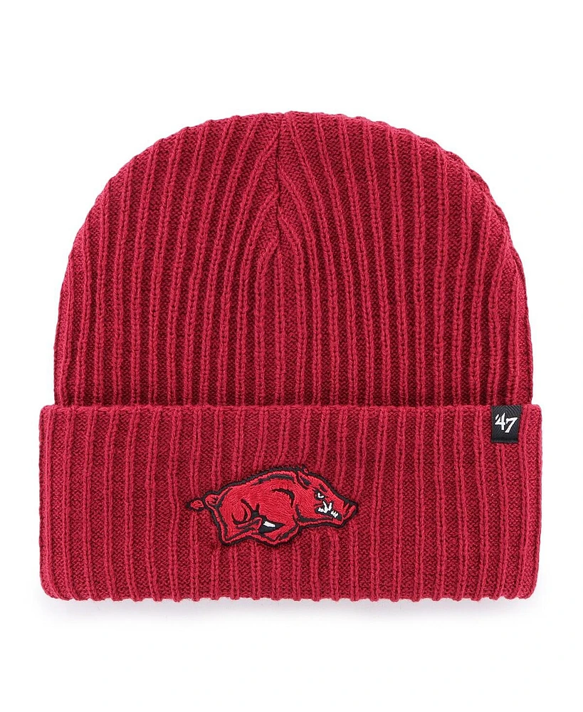 '47 Brand Men's Cardinal Arkansas Razorbacks Harbor Cuffed Knit Hat