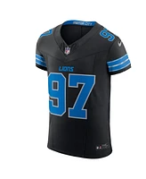 Nike Men's Aidan Hutchinson Black Detroit Lions Alternate Vapor F.u.s.e. Elite Jersey