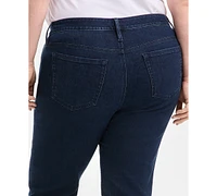 Style & Co Plus High-Rise Cropped Straight-Leg Jeans, Exclusively at Macy's