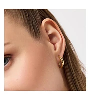 Ana Luisa - Gold Hoop Earrings - Giulia Medium