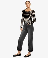 Sanctuary Women's Luna Mid-Rise Skinny Cuffed Jeans