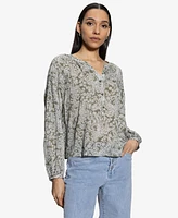 Sanctuary Women's Sunday's Best Printed Blouse