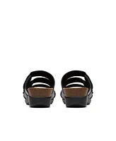 Clarks Collection Women's Calenne Lily Wedge Sandals