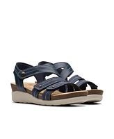 Clarks Collection Women's Calenne Clara Wedge Sandals