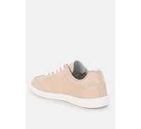 Bostonia Real Leather Casual Sneakers