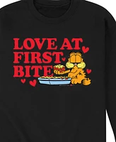 Airwaves Men's Garfield Love At First Bite Fleece Sweatshirt